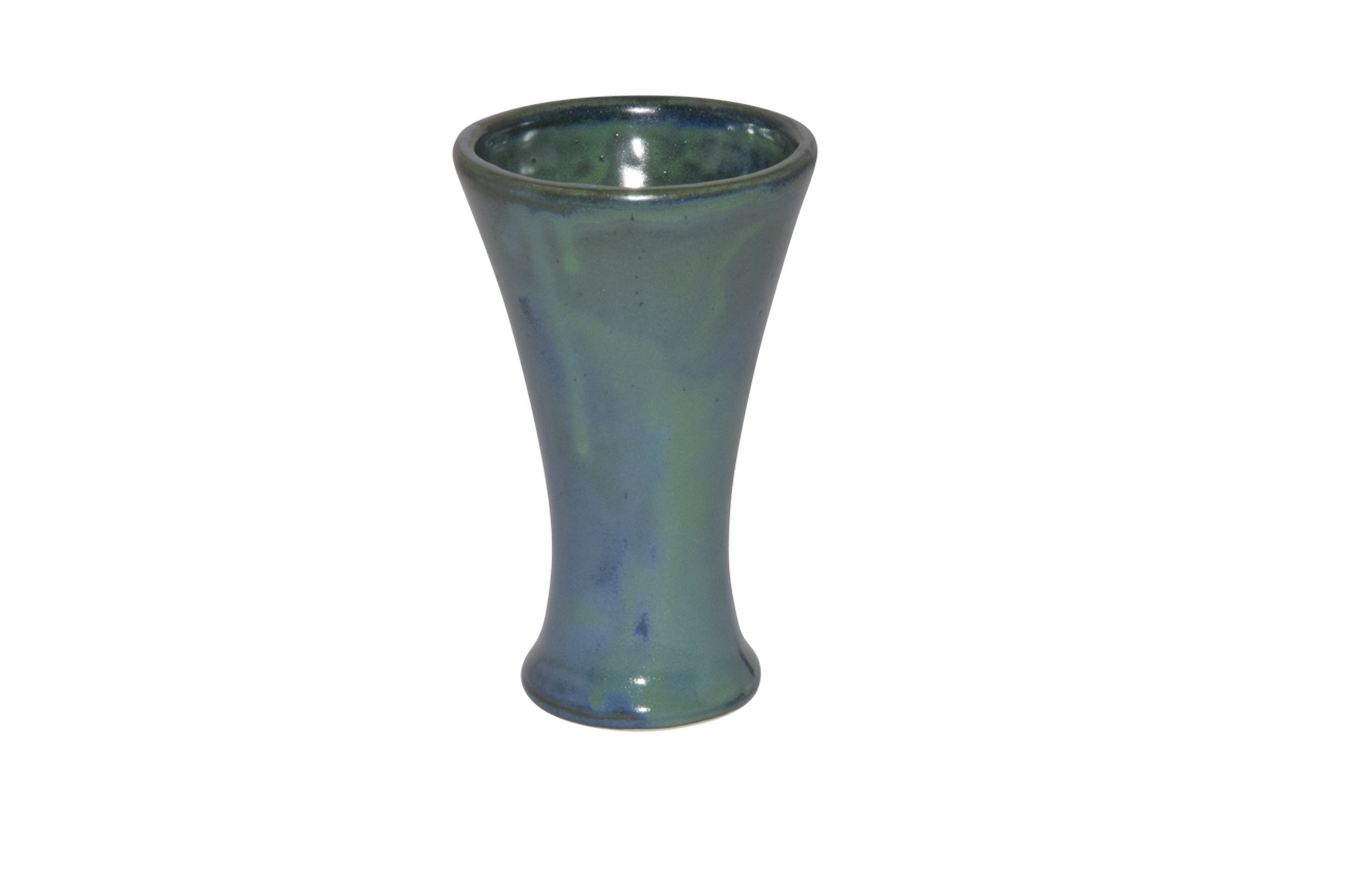 Becher-Vase aus Keramik | Blaugrün | Handmade