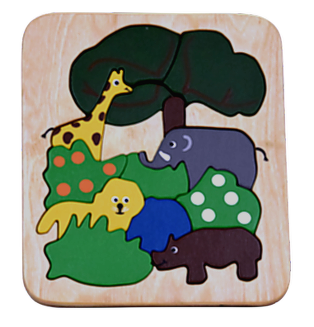 Holzpuzzle Zoo