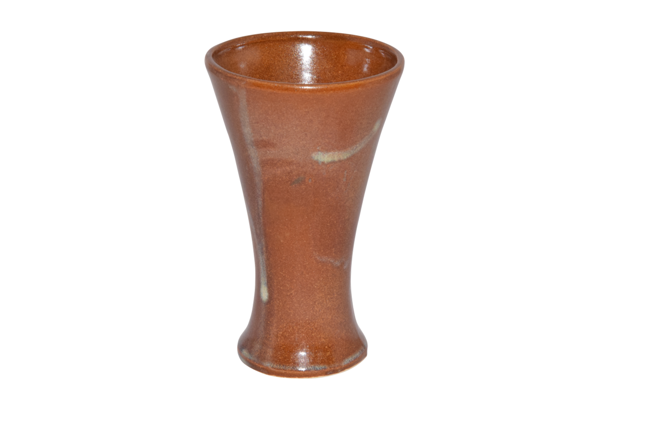 Becher-Vase aus Keramik | Braun| Handmade