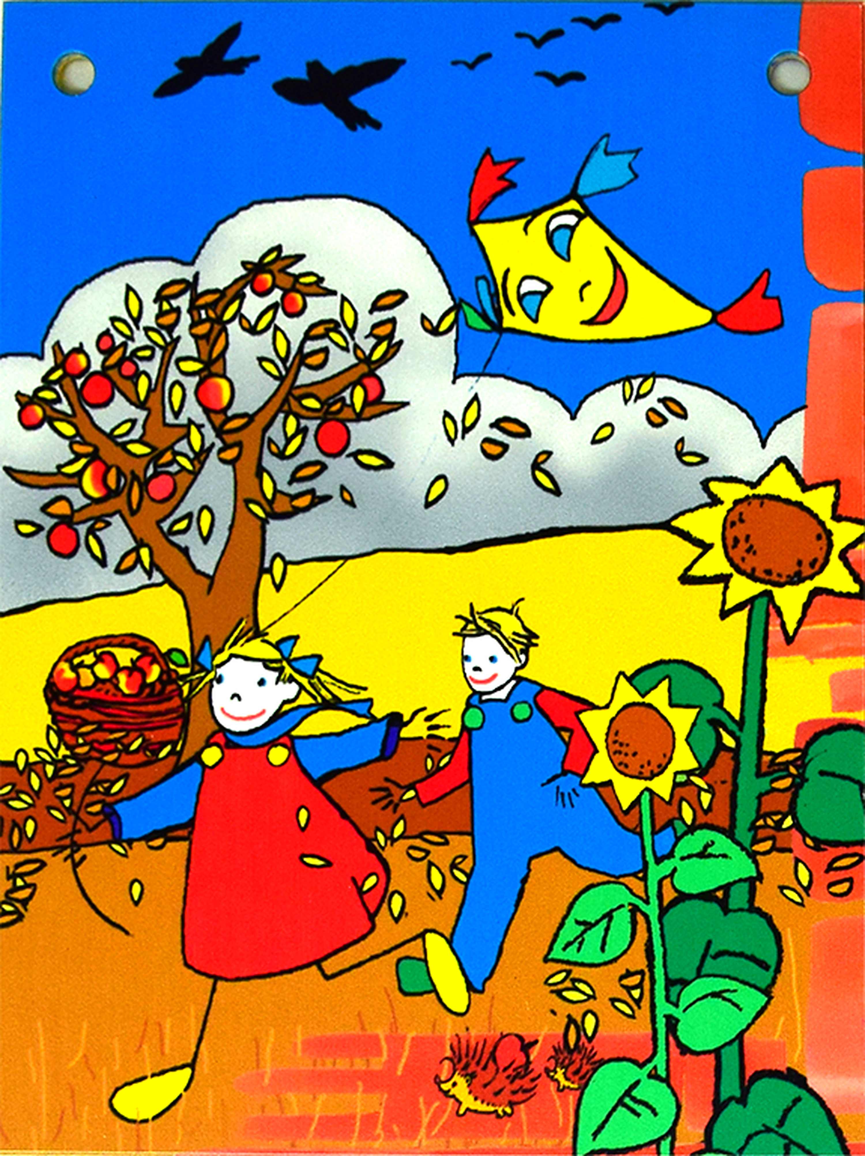 "Karl & Kathrinchen" – wunderschöner Dauerkalender aus Birkenholz | Ewiger Tisch- und Wandkalender | Lernkalender | Handmade | Zuhause, Schule, Kindergarten, Seniorenheim | Große Fläche | Made in Germany