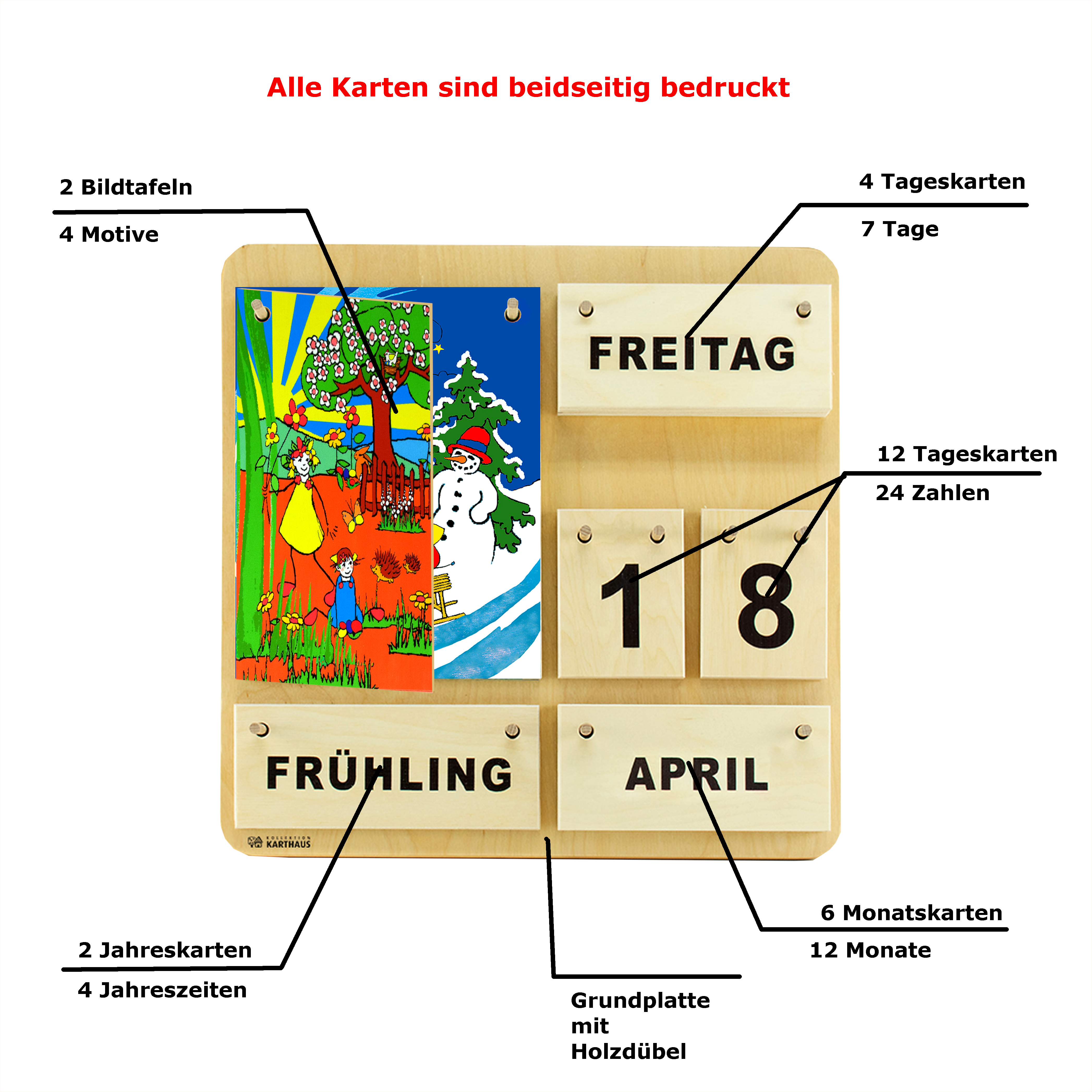 Dauerkalender "Karl & Kathrinchen" 